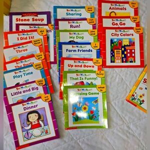 📚 Scholastic Sight Word Readers 25-Book Box Set + Workbook